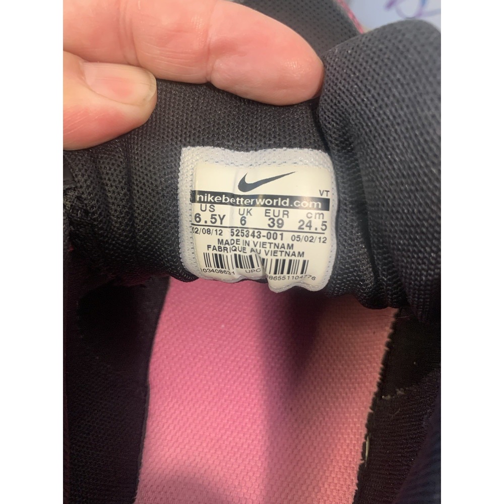 ( 1 ) Lunar safari Nike womens shoes tenis size 6.5 pink and black - Picture 7 of 8